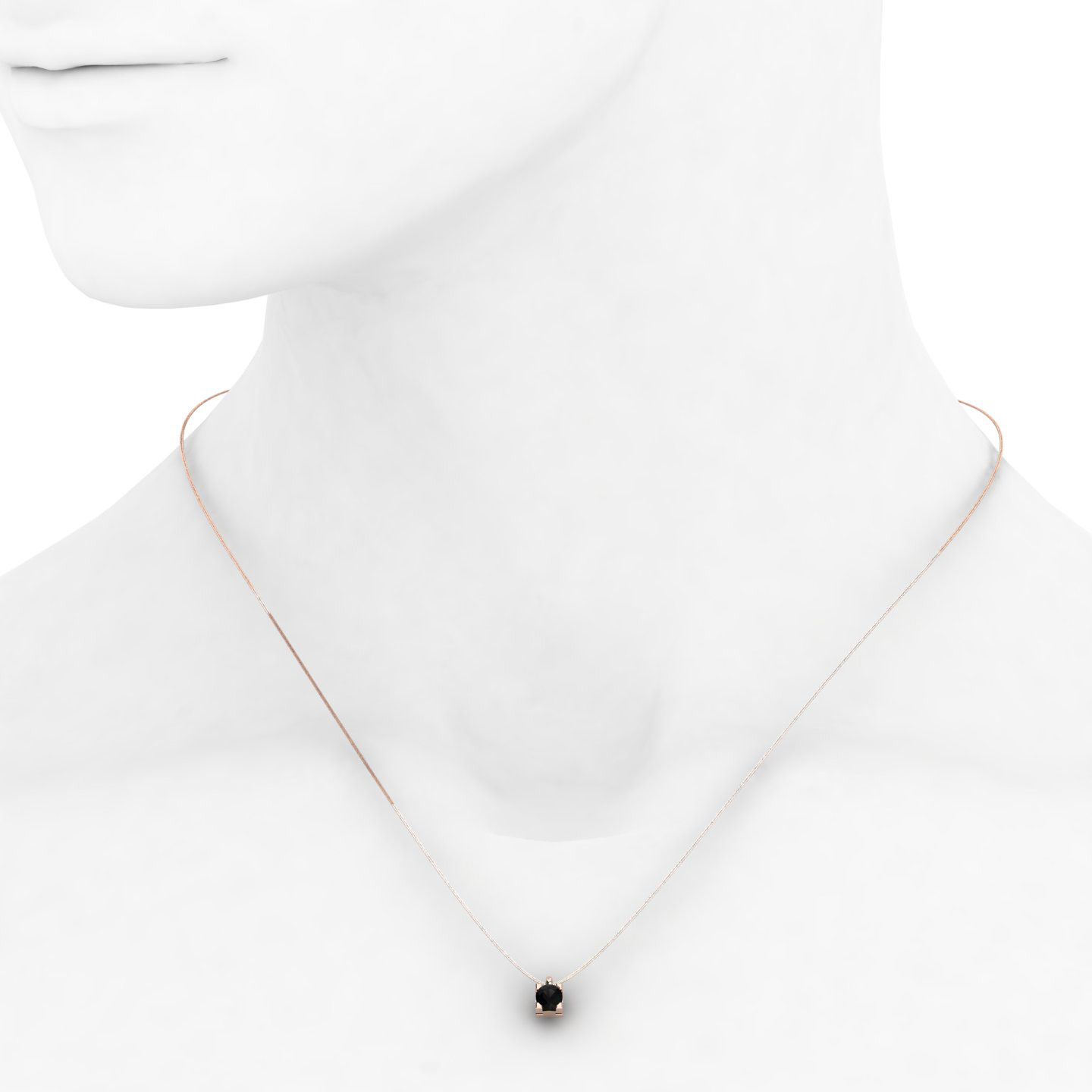 Chocker with Single Gemstone "Andromeda"