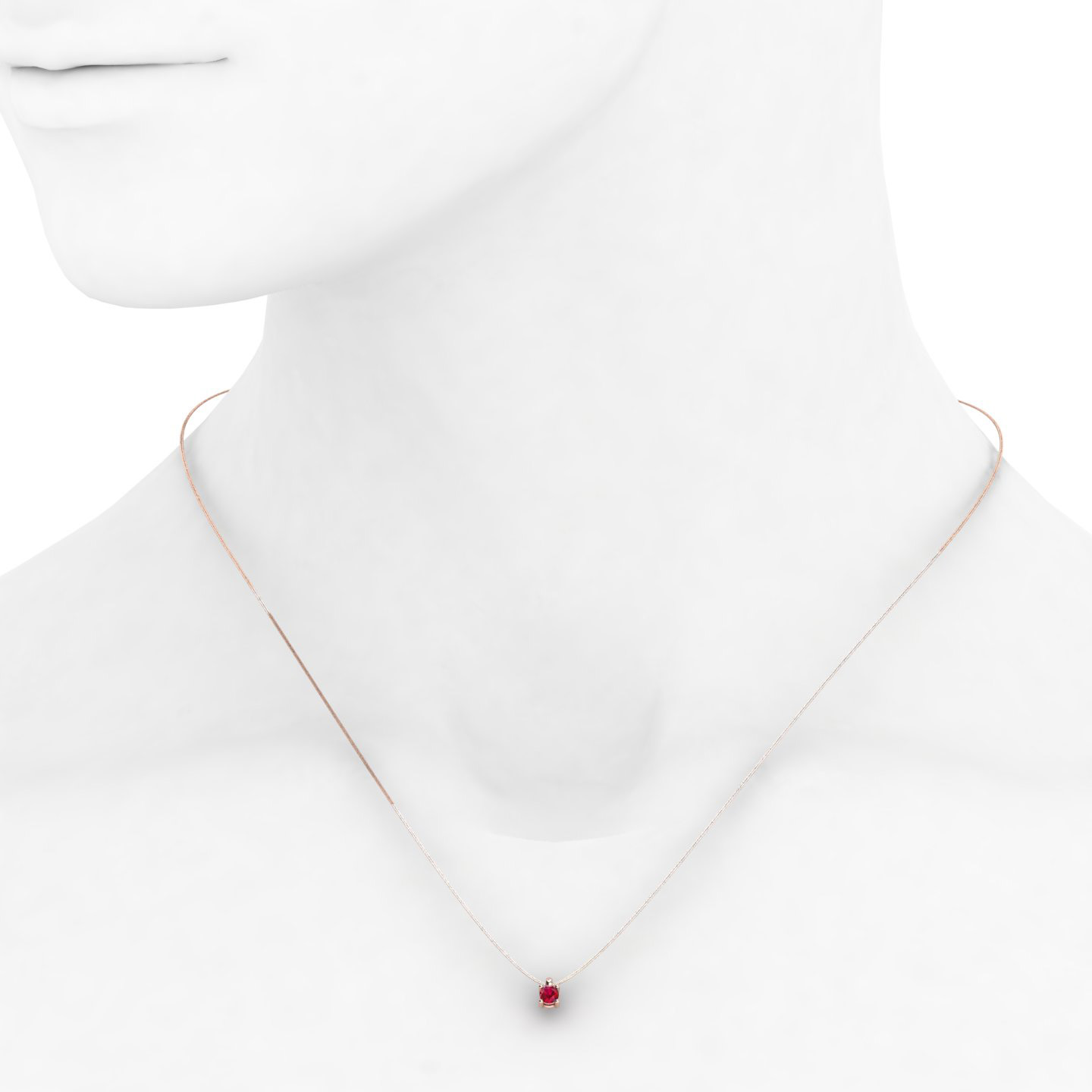 Chocker with Single Gemstone "Auriga"