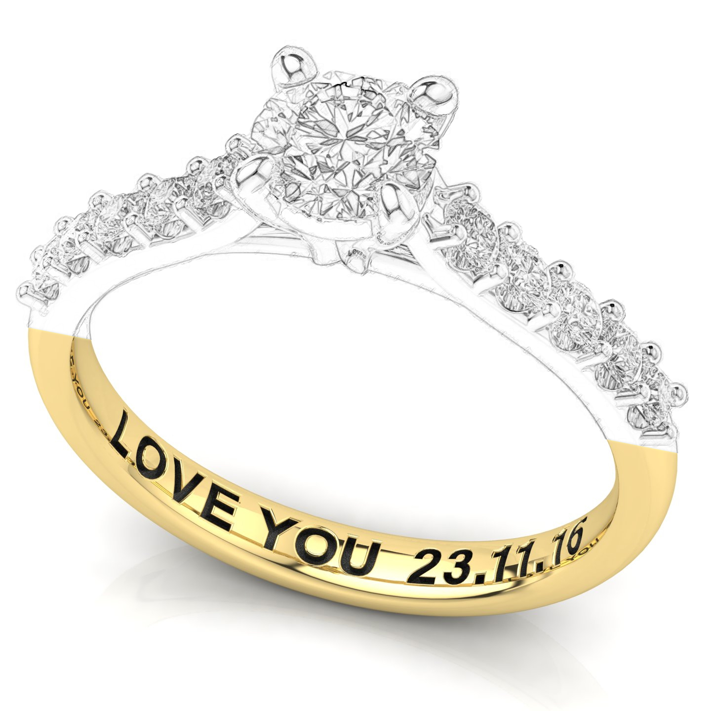 Solitario Multi Gemma Certificato su montatura History in Oro Giallo 18 kt con Diamante Bianco 0.70Ct / G/H / SI1 Diamante Bianco 2.00Ct / G / VVS1 - Certificati: IGI, GIA, HRD - Peso: 0.03g - Prezzo: 47.055,71&nbsp;€